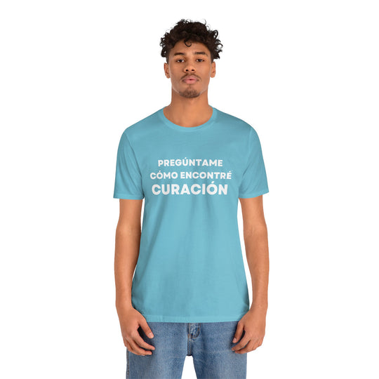 Curación/Healing, Unisex Jersey Short Sleeve Tee (ES CDN)