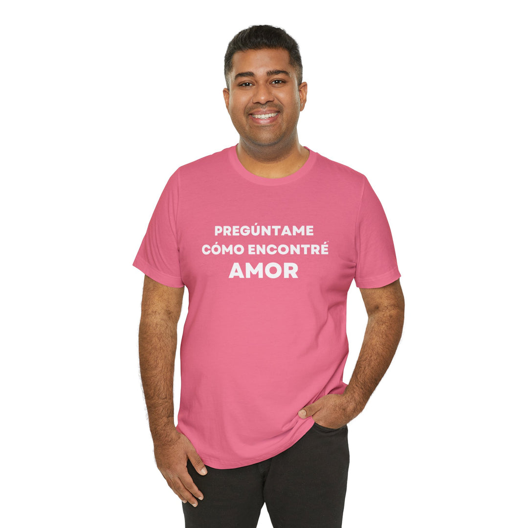 Amor/Love, Unisex Jersey Short Sleeve Tee (ES CDN)