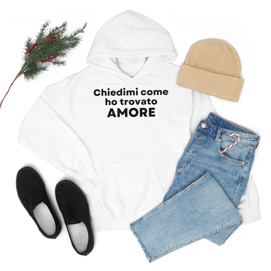 Amore/Love, Unisex Heavy Blend™ Hooded Sweatshirt ( IT EU)