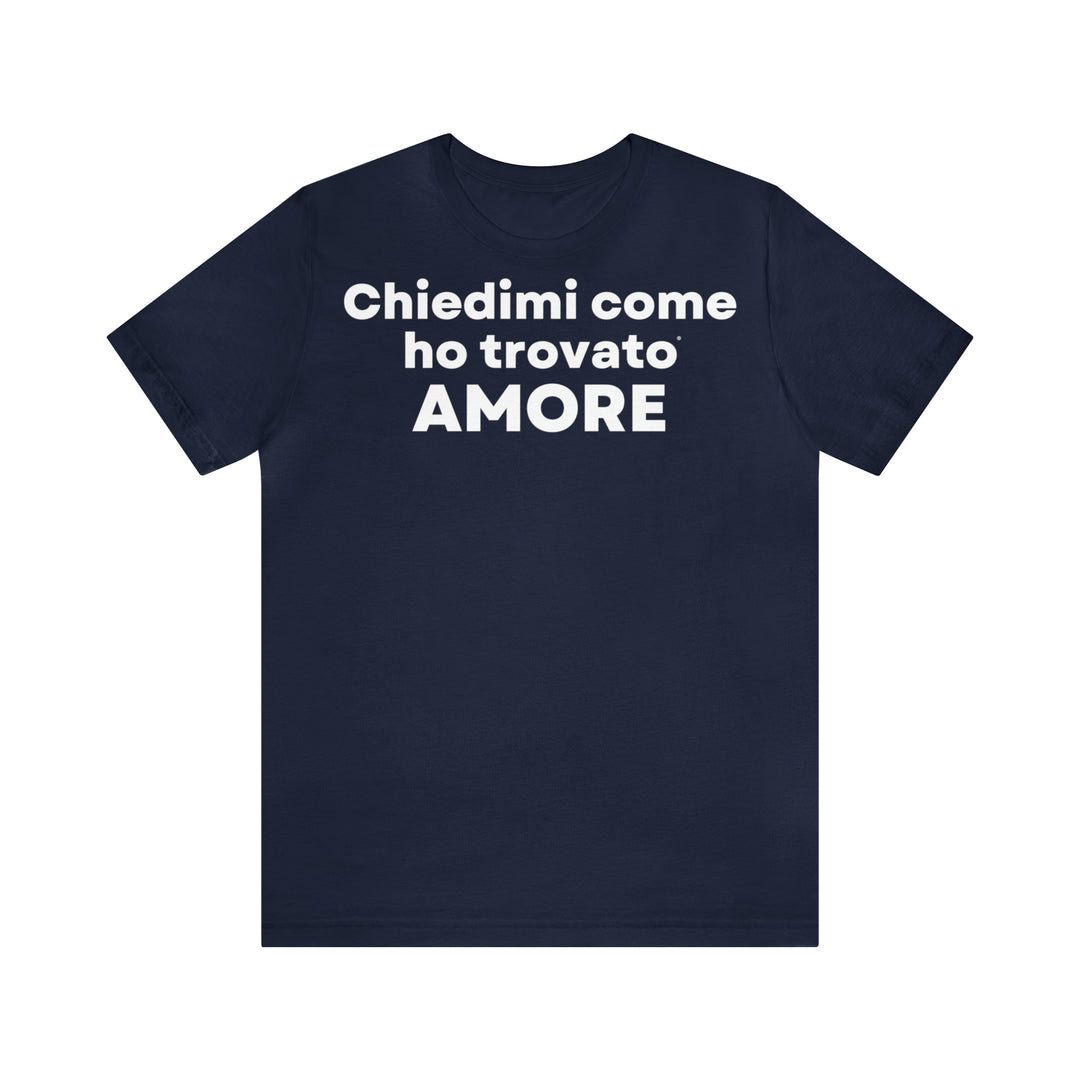 Amore/Love, Unisex Jersey Short Sleeve Tee (IT EU)