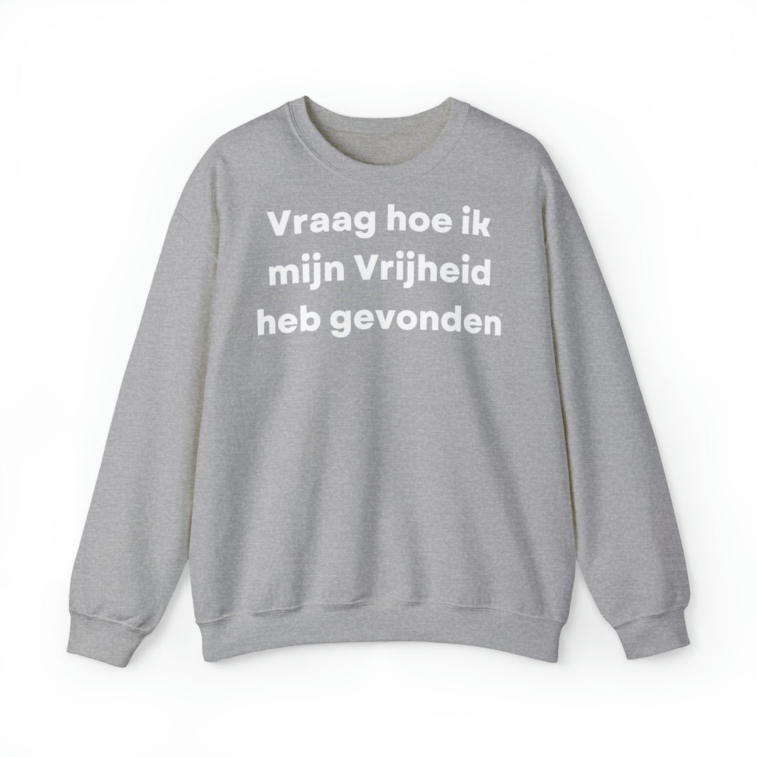 Vrijheid/Freedom, Unisex Heavy Blend™ Crewneck Sweatshirt (NL EU)