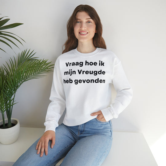 Vrugde/Joy, Unisex Heavy Blend™ Crewneck Sweatshirt (NL EU)