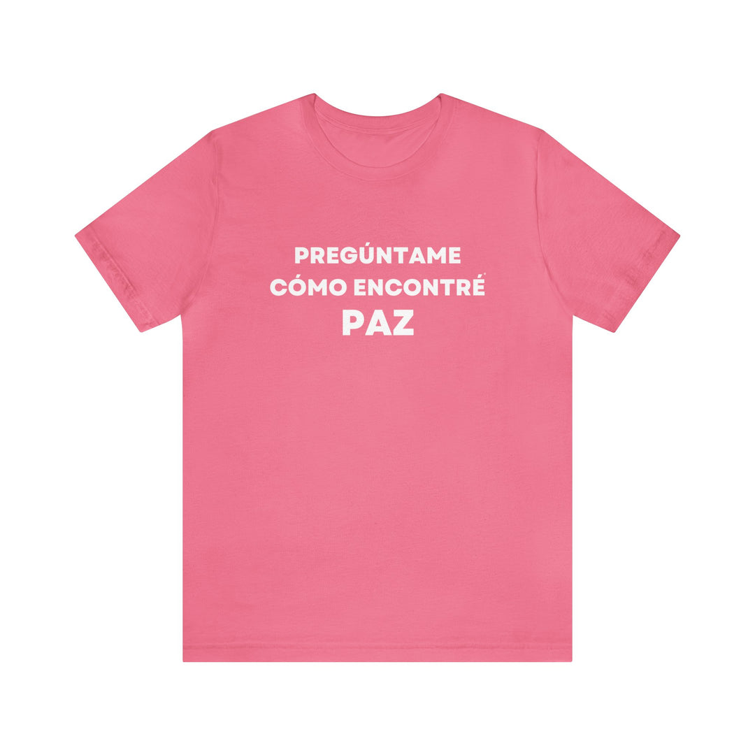 Paz/Peace, Unisex Jersey Short Sleeve Tee (ES CDN)