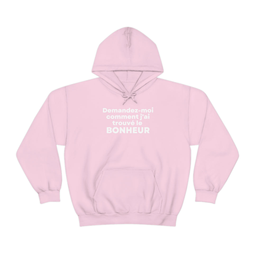 Bonheur/Happiness, Unisex Heavy Blend™ Hooded Sweatshirt (FR CDN)