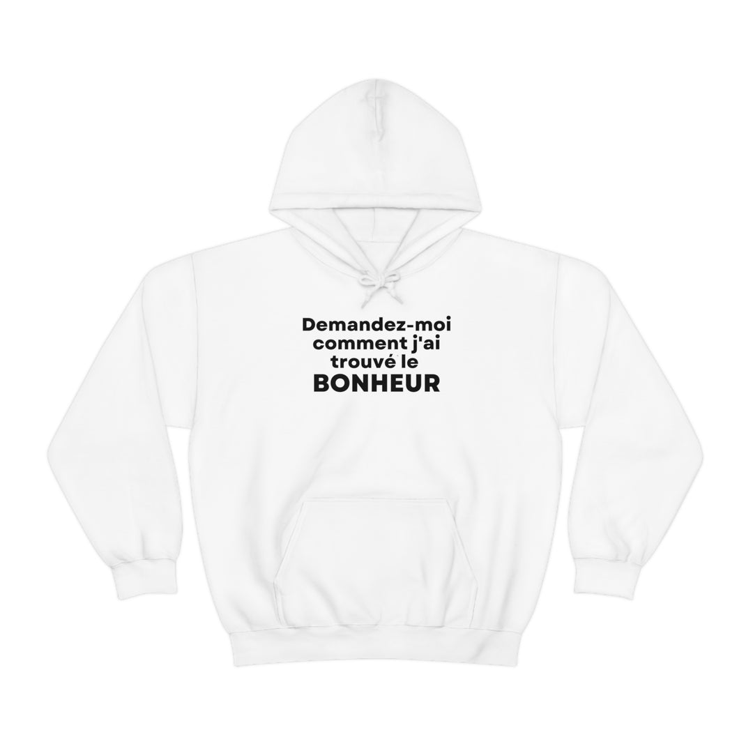 Bonheur/Happiness, Unisex Heavy Blend™ Hooded Sweatshirt (FR CDN)