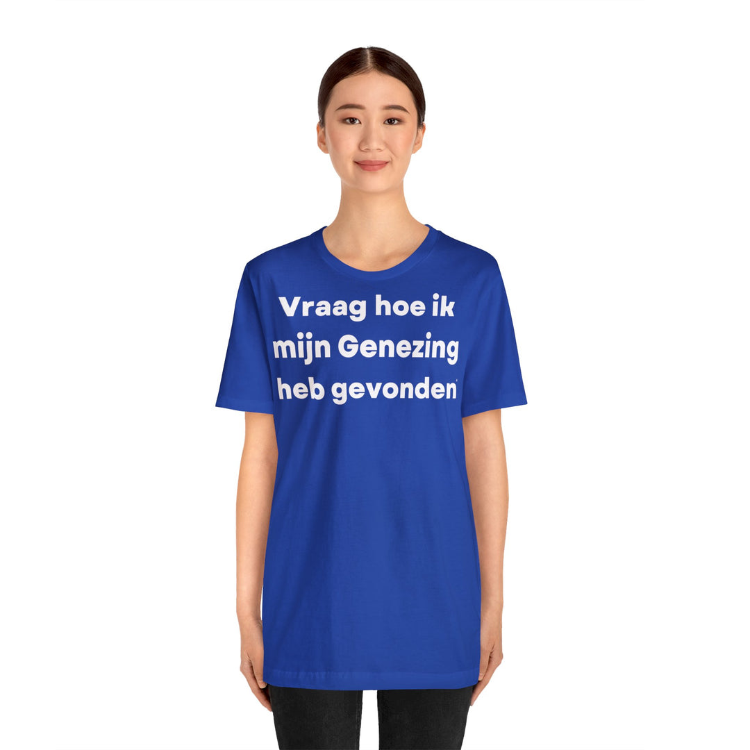 Genezing/Healing, Unisex Jersey Short Sleeve Tee (NL EU)