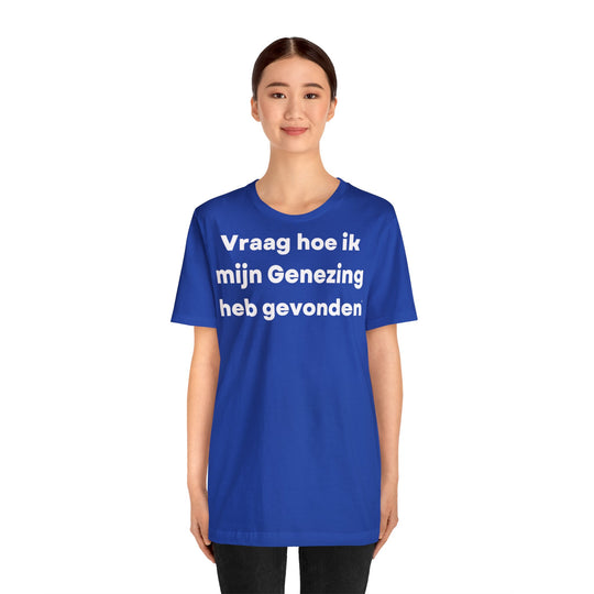 Genezing/Healing, Unisex Jersey Short Sleeve Tee (NL EU)