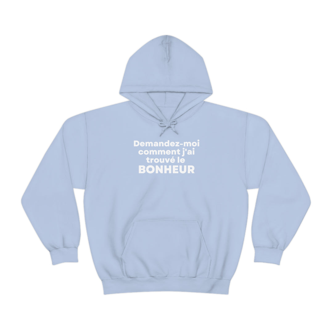 Bonheur/Happiness, Unisex Heavy Blend™ Hooded Sweatshirt (FR CDN)