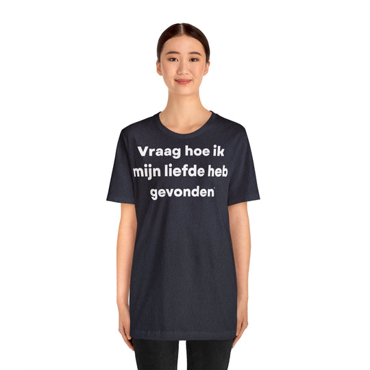 Liefde/Love, Unisex Jersey Short Sleeve Tee (NL EU)