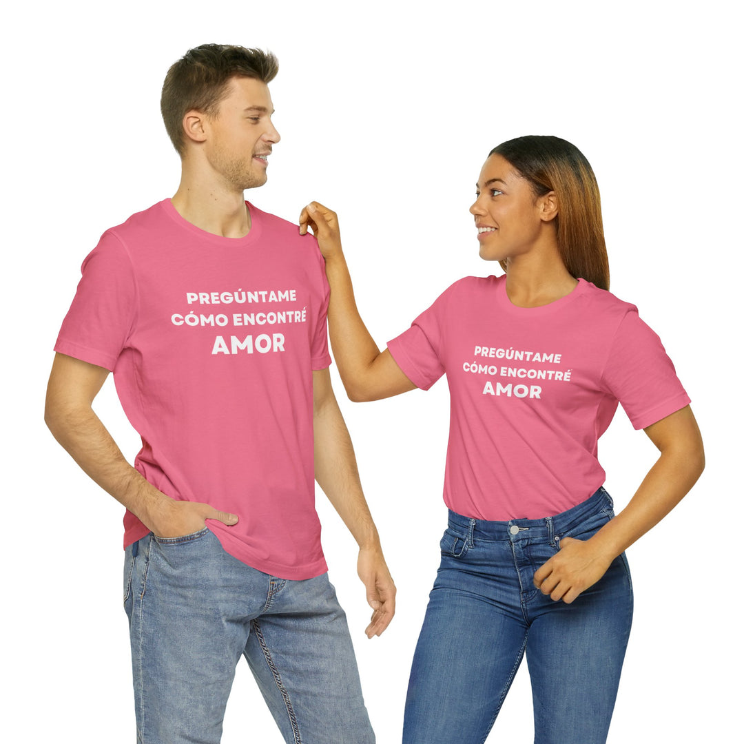 Amor/Love, Unisex Jersey Short Sleeve Tee (ES CDN)