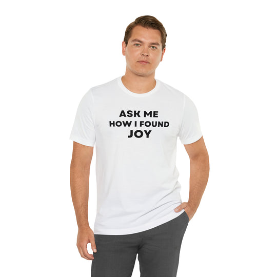 Joy, Unisex Jersey Short Sleeve Tee (ENG CDN)