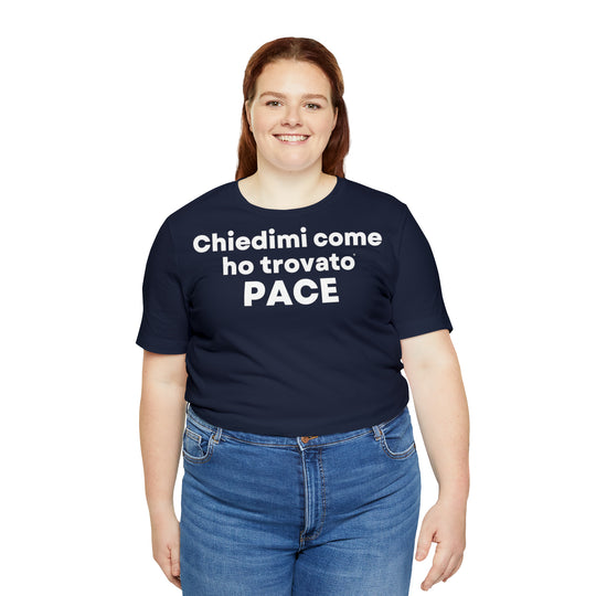 Pace/Peace, Unisex Jersey Short Sleeve Tee (IT EU)