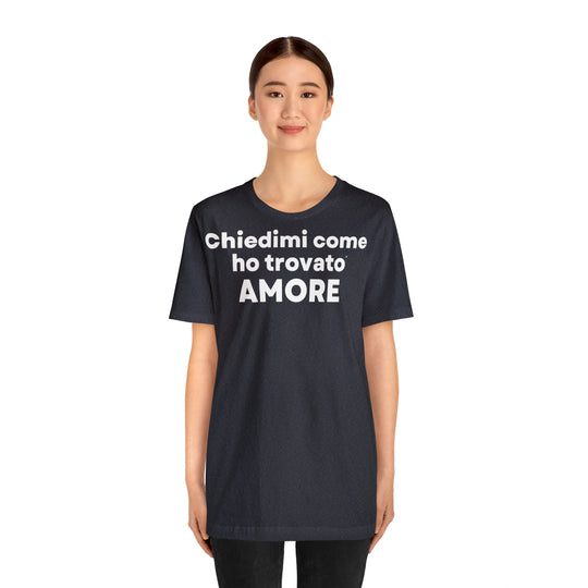 Amore/Love, Unisex Jersey Short Sleeve Tee (IT EU)