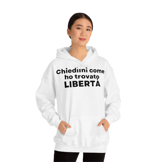 Liberta/Freedom, Unisex Heavy Blend™ Hooded Sweatshirt (IT EU)