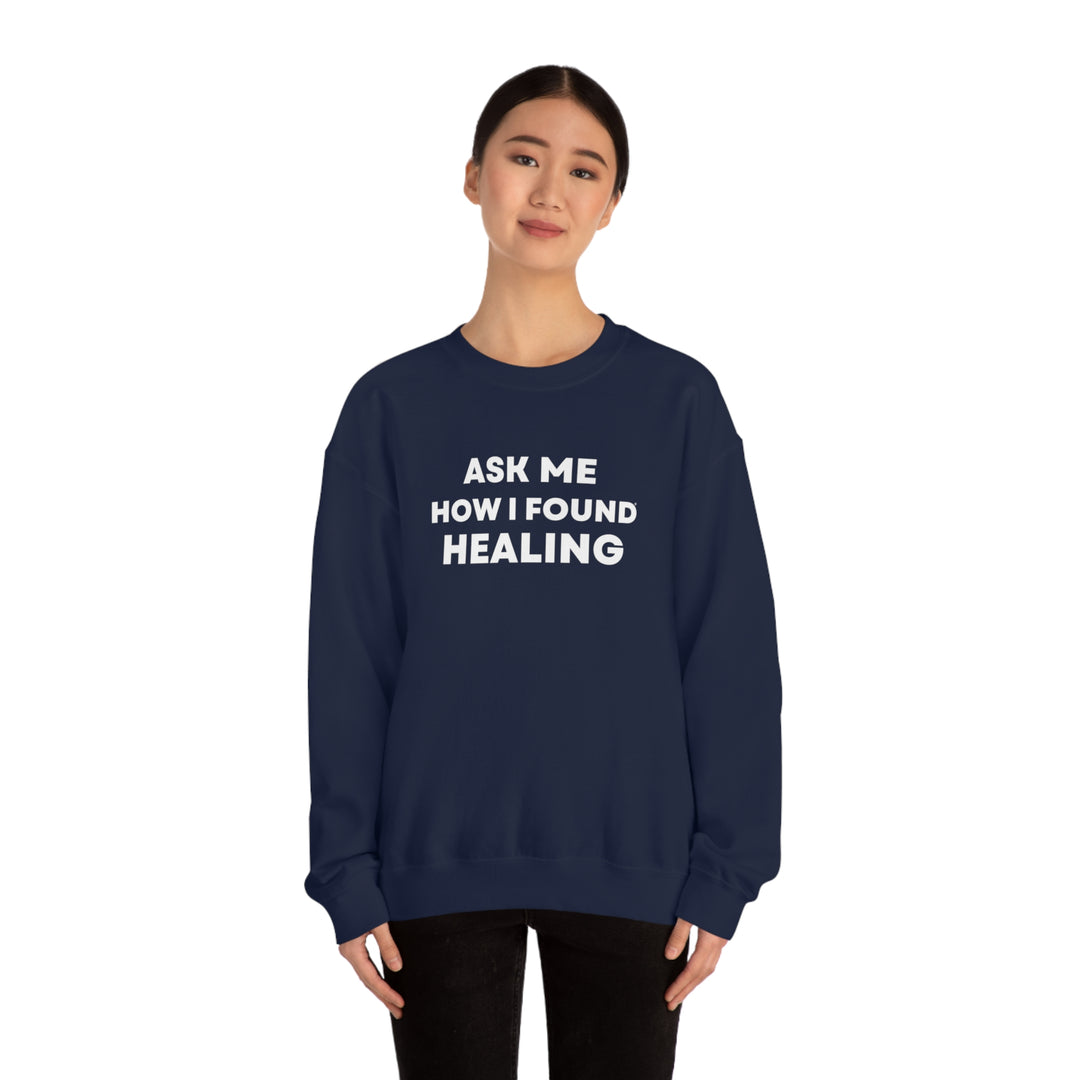 Healing, Unisex Heavy Blend™ Crewneck Sweatshirt (ENG CDN)