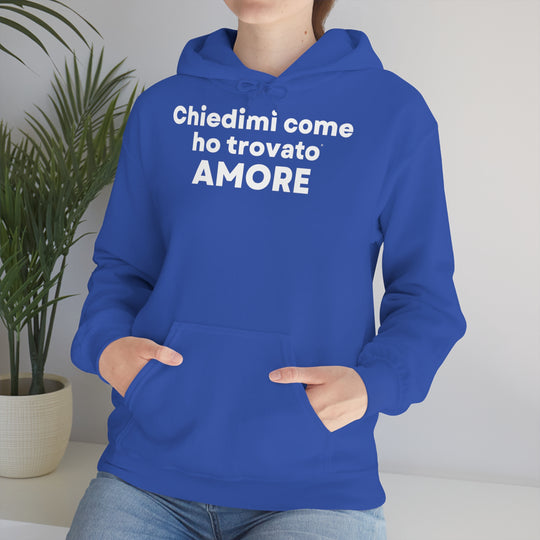 Amore/Love, Unisex Heavy Blend™ Hooded Sweatshirt ( IT EU)