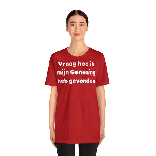 Genezing/Healing, Unisex Jersey Short Sleeve Tee (NL EU)