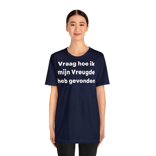 Vreugde/Joy, Unisex Jersey Short Sleeve Tee (NL EU)