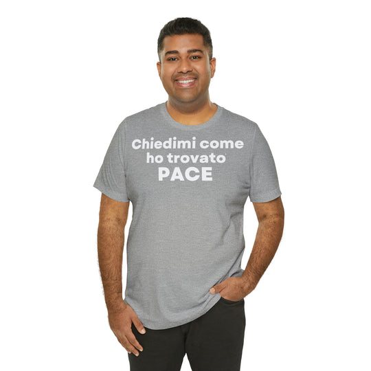 Pace/Peace, Unisex Jersey Short Sleeve Tee (IT EU)