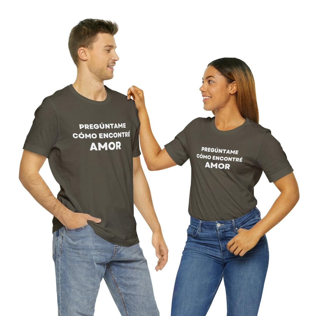 Amor/Love, Unisex Jersey Short Sleeve Tee (ES CDN)