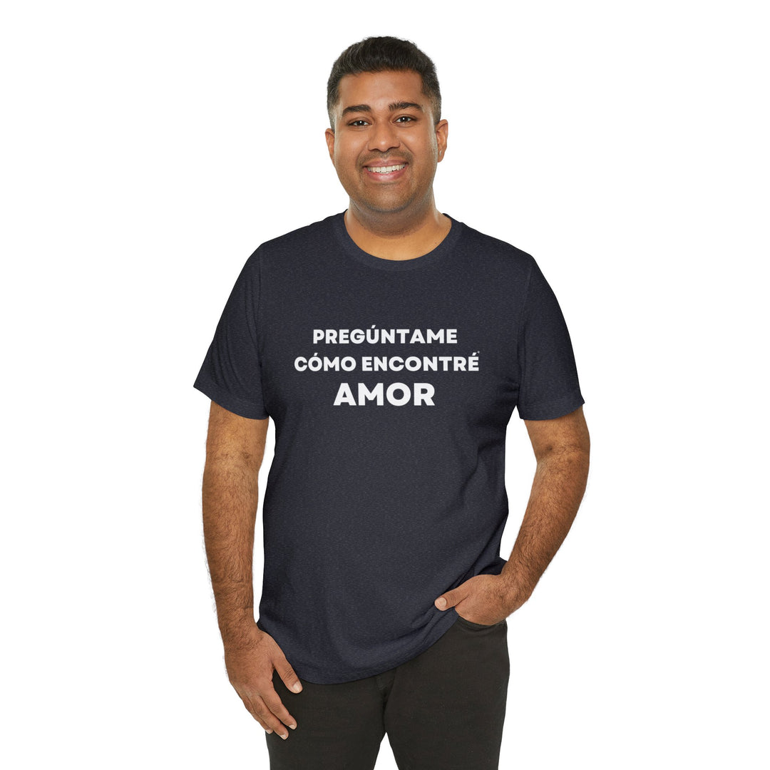 Amor/Love, Unisex Jersey Short Sleeve Tee (ES CDN)