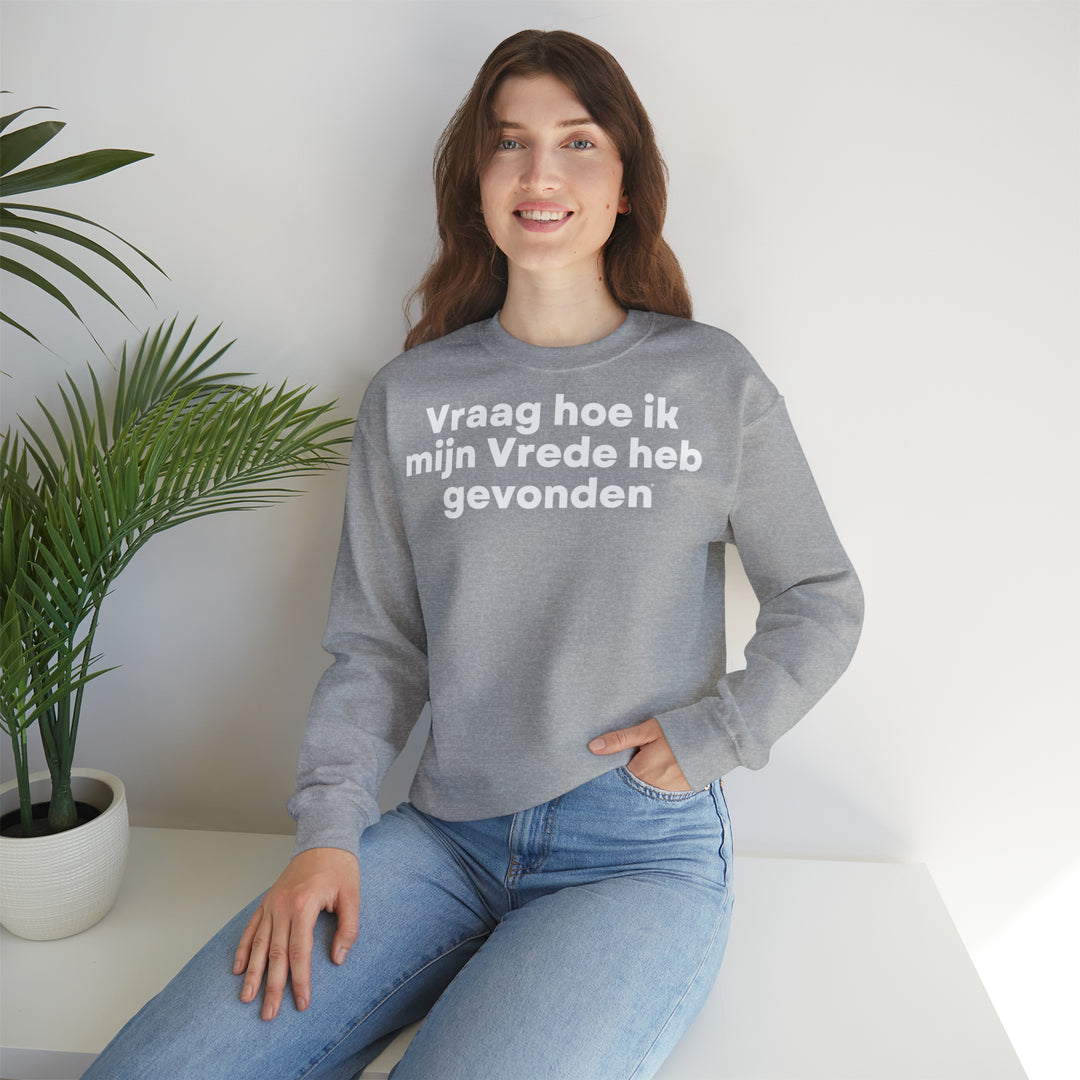 Vreede/Peace, Unisex Heavy Blend™ Crewneck Sweatshirt (NL EU)