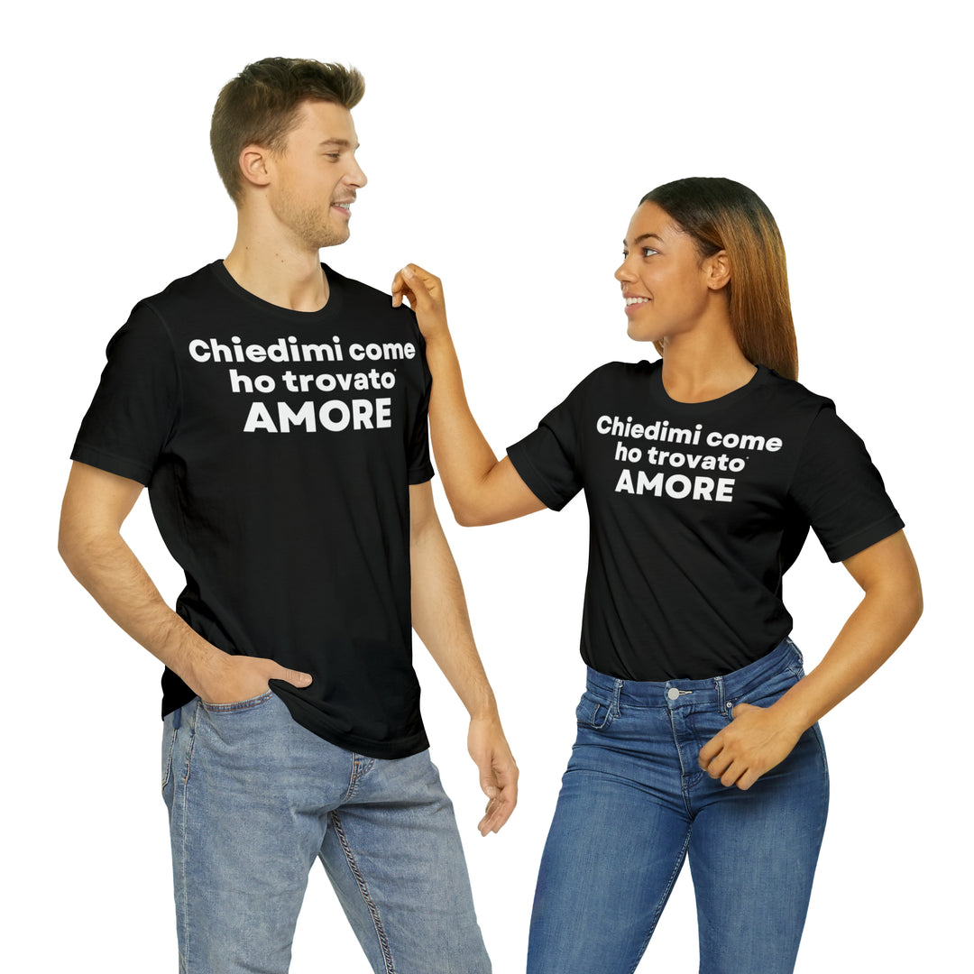 Amore/Love, Unisex Jersey Short Sleeve Tee (IT EU)