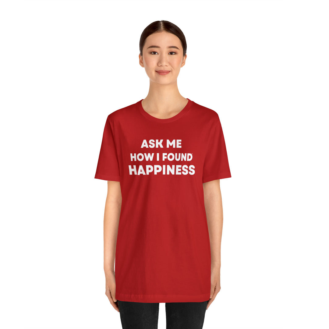 Happiness, Unisex Jersey Short Sleeve Tee (ENG CDN)