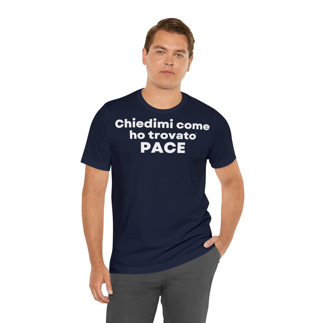 Pace/Peace, Unisex Jersey Short Sleeve Tee (IT EU)