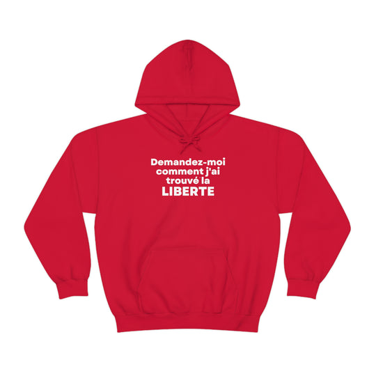 Liberte/Freedom, Unisex Heavy Blend™ Hooded Sweatshirt (FR CDN)