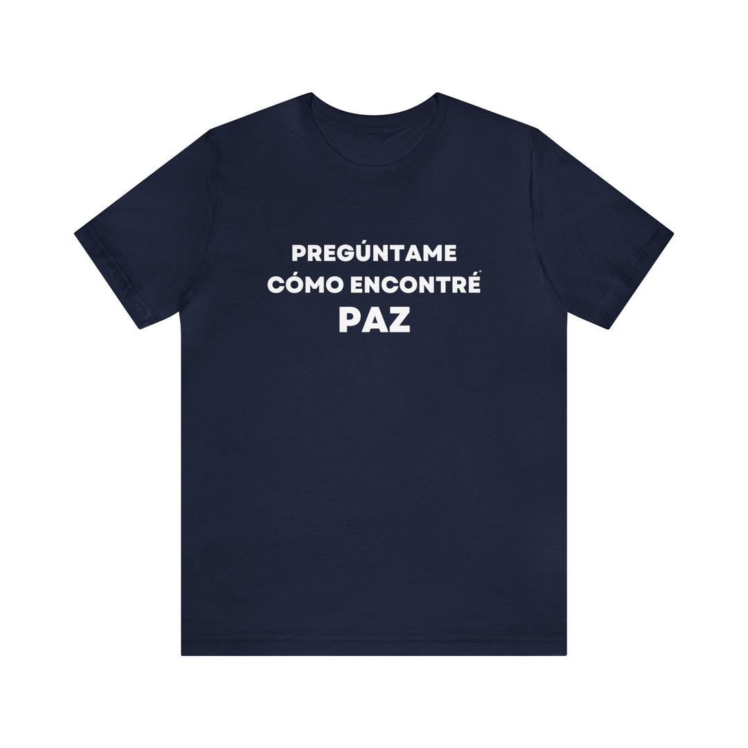 Paz/Peace, Unisex Jersey Short Sleeve Tee (ES CDN)