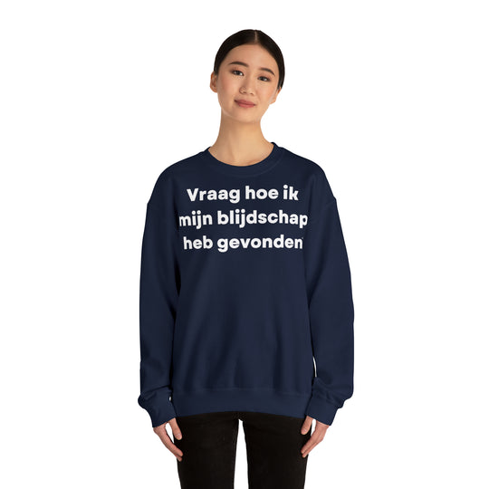 Blijdschap/Happiness, Unisex Heavy Blend™ Crewneck Sweatshirt (NL EU)