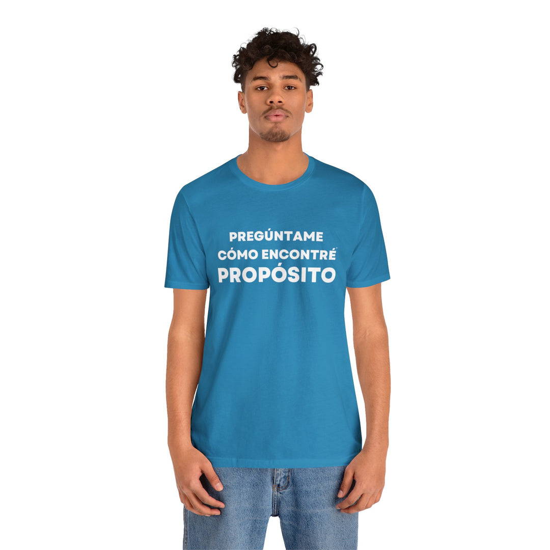 Proposito/Purpose, Unisex Jersey Short Sleeve Tee (ES CDN)