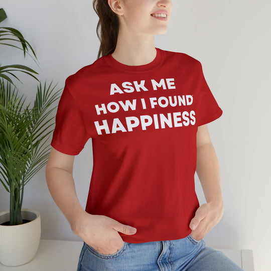 Happiness, Unisex Jersey Short Sleeve Tee (ENG UK)