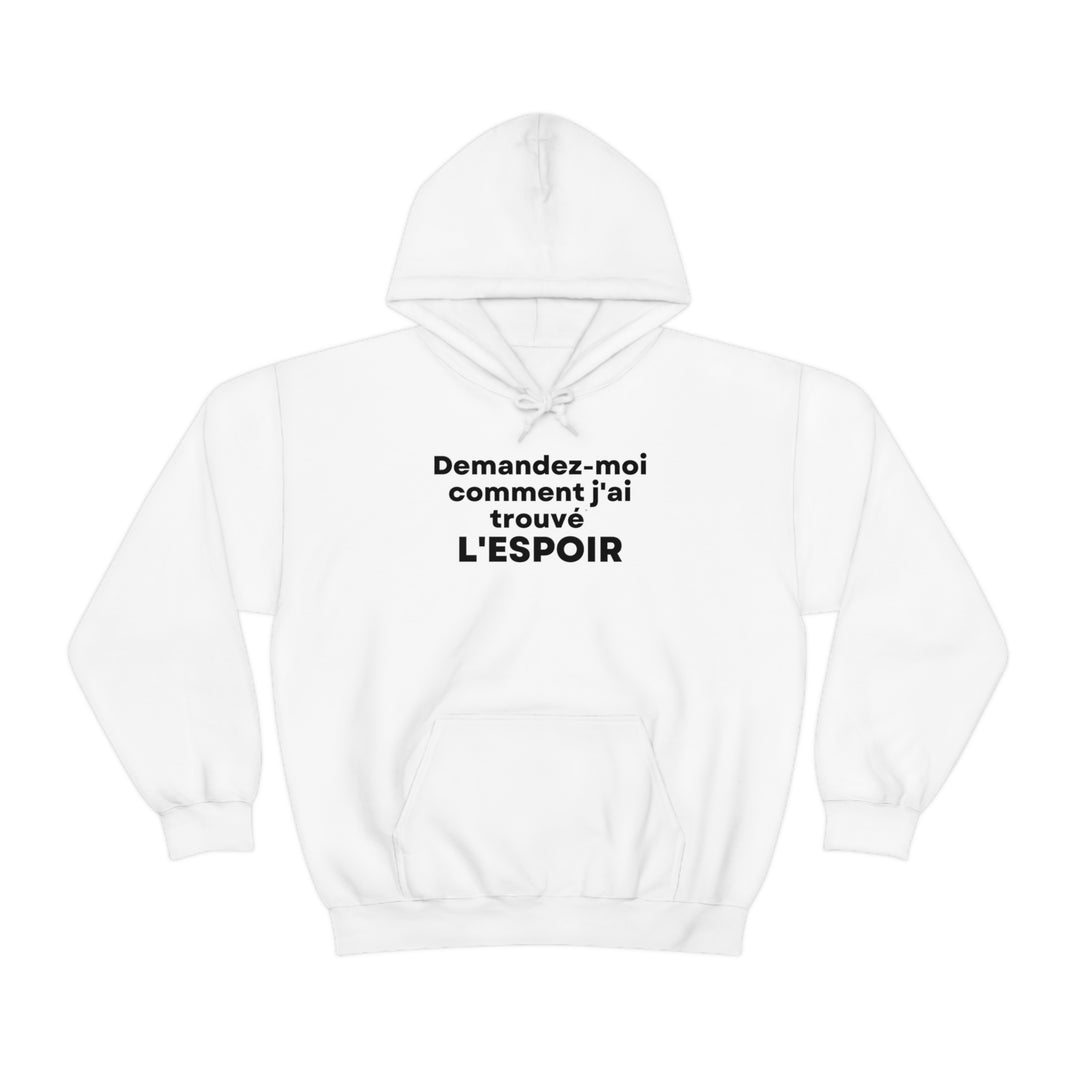 L'espoir/Hope, Unisex Heavy Blend™ Hooded Sweatshirt (FR CDN)