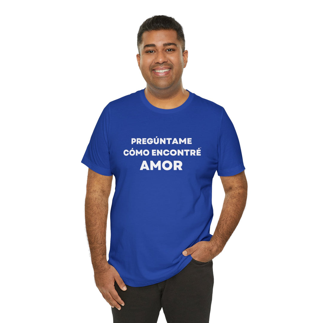 Amor/Love, Unisex Jersey Short Sleeve Tee (ES CDN)