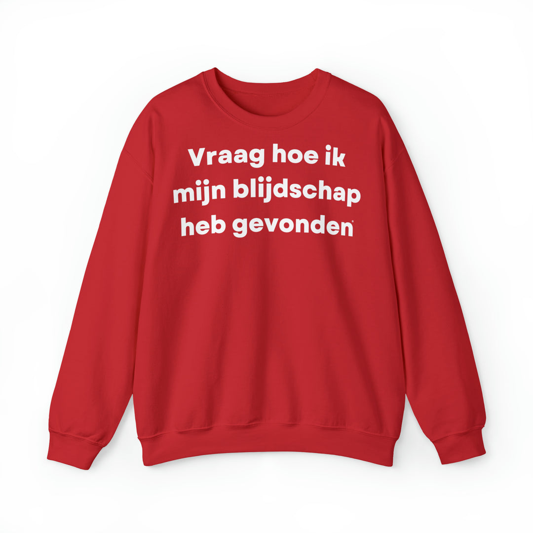 Blijdschap/Happiness, Unisex Heavy Blend™ Crewneck Sweatshirt (NL EU)