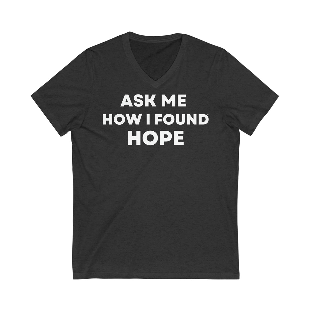 Copy of Hope, Unisex Jersey Short Sleeve V-Neck Tee (EU)