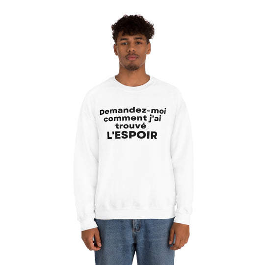 L'espoir/Hope, Unisex Heavy Blend™ Crewneck Sweatshirt (FR CDN)