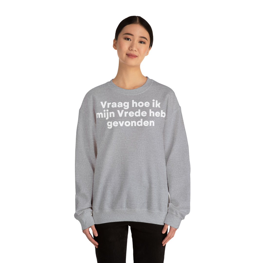 Vreede/Peace, Unisex Heavy Blend™ Crewneck Sweatshirt (NL EU)