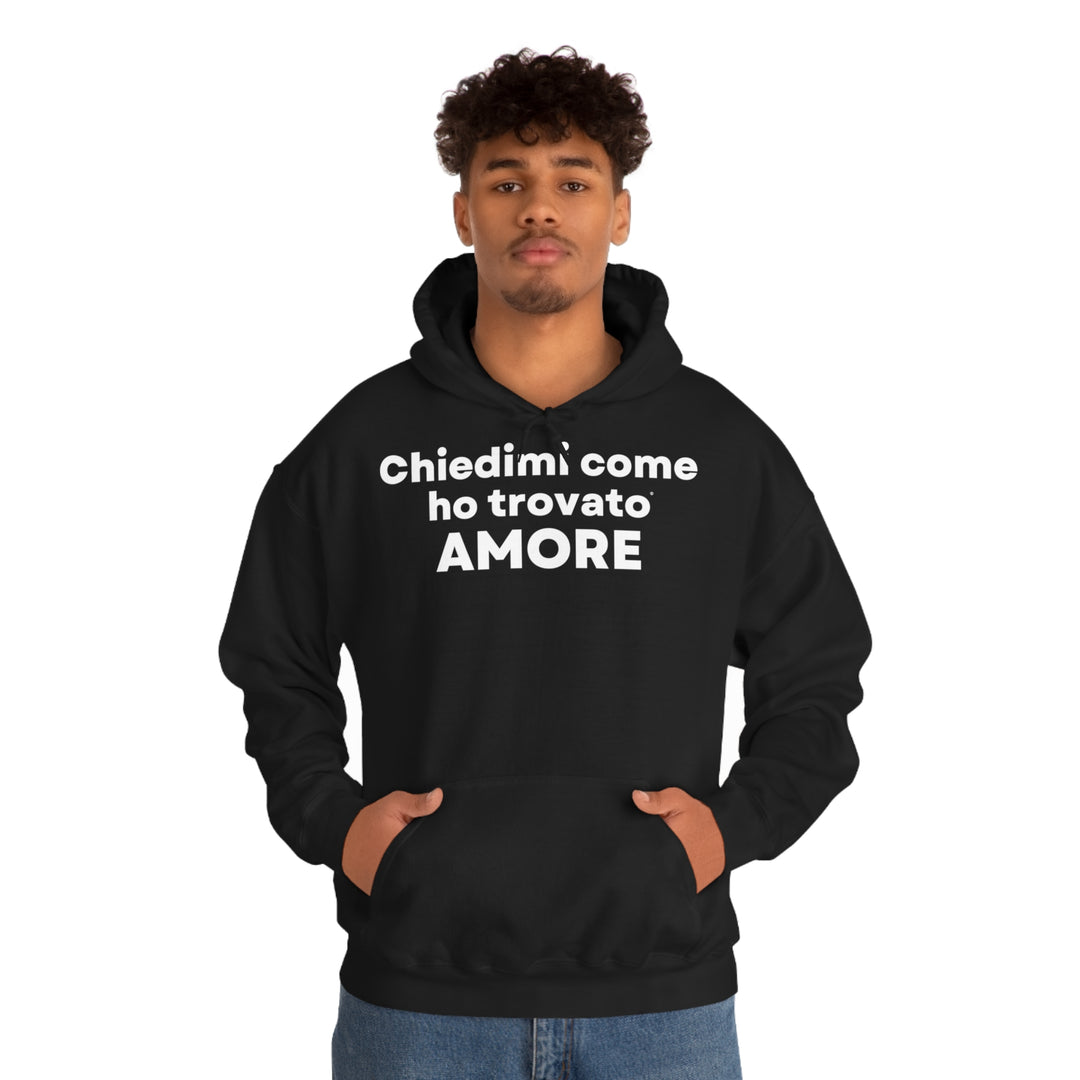 Amore/Love, Unisex Heavy Blend™ Hooded Sweatshirt ( IT EU)