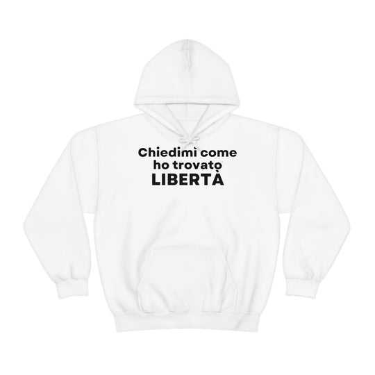 Liberta/Freedom, Unisex Heavy Blend™ Hooded Sweatshirt (IT EU)