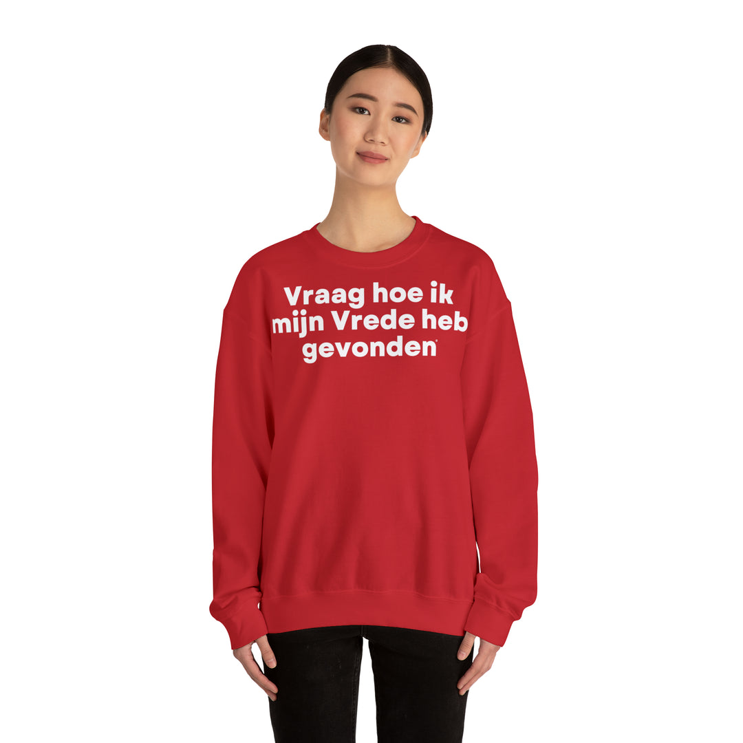 Vreede/Peace, Unisex Heavy Blend™ Crewneck Sweatshirt (NL EU)