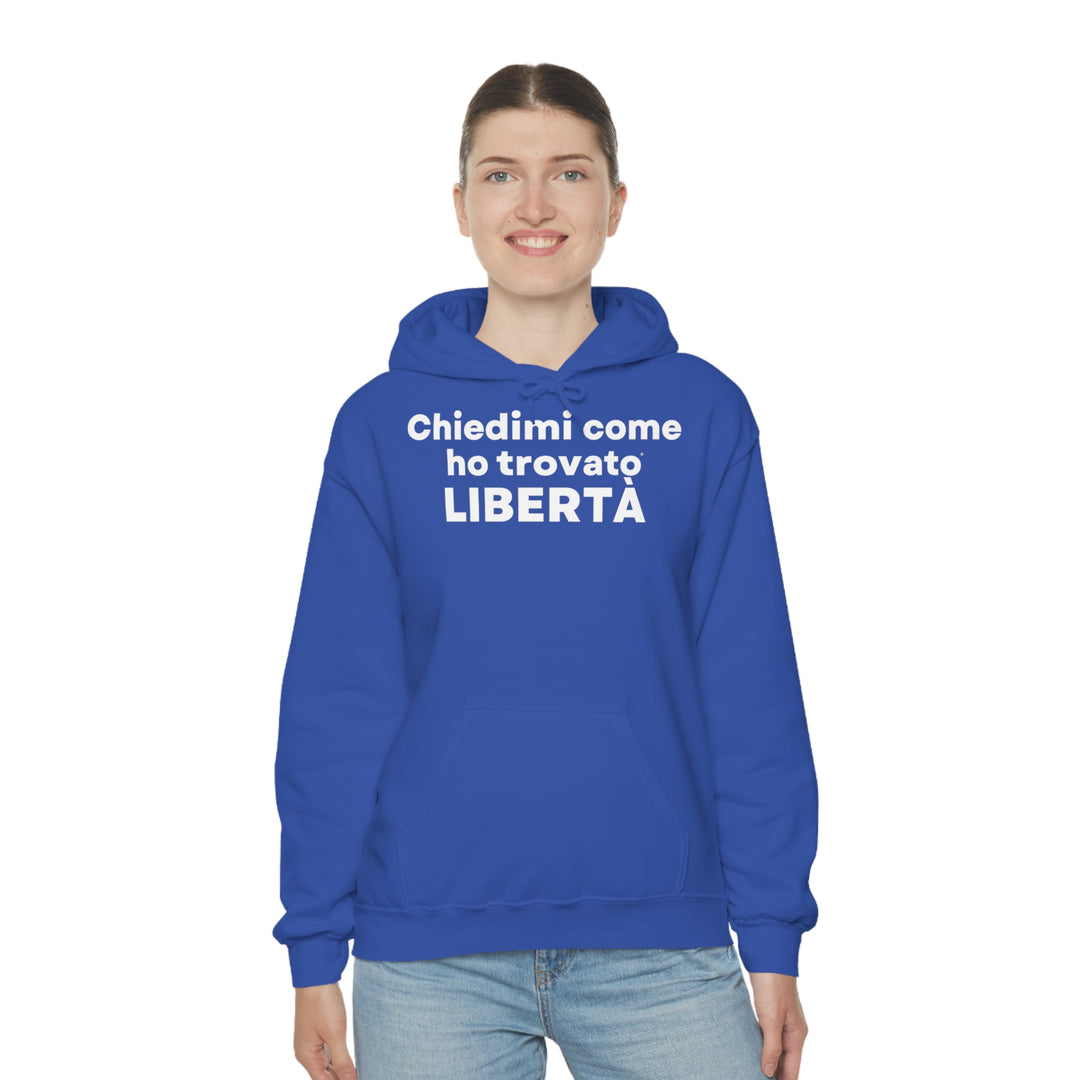 Liberta/Freedom, Unisex Heavy Blend™ Hooded Sweatshirt (IT EU)