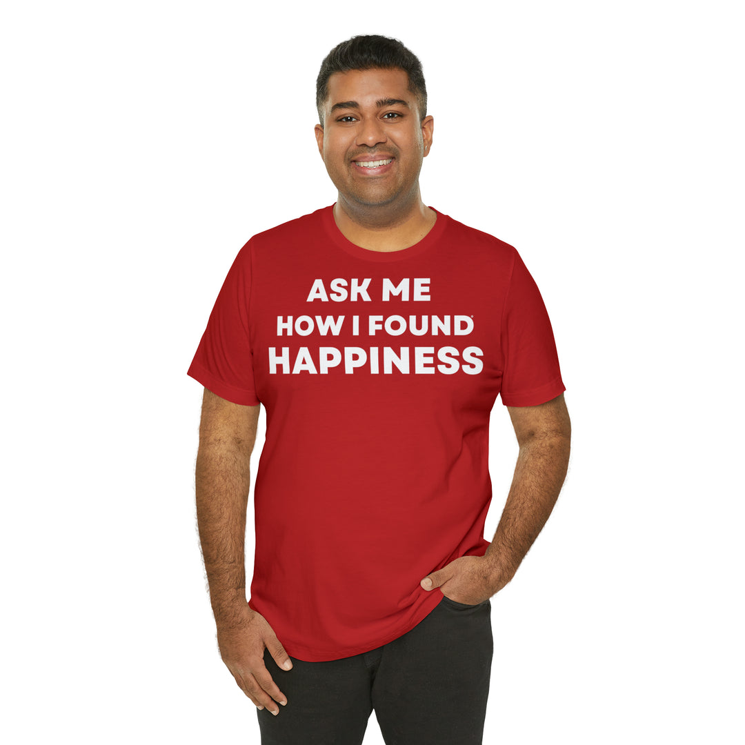 Happiness, Unisex Jersey Short Sleeve Tee (ENG UK)