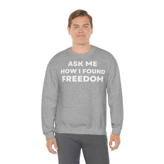 Freedom, Unisex Heavy Blend™ Crewneck Sweatshirt (ENG EU)