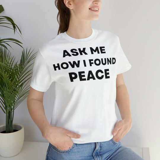 Peace, Unisex Jersey Short Sleeve Tee (ENG EU)