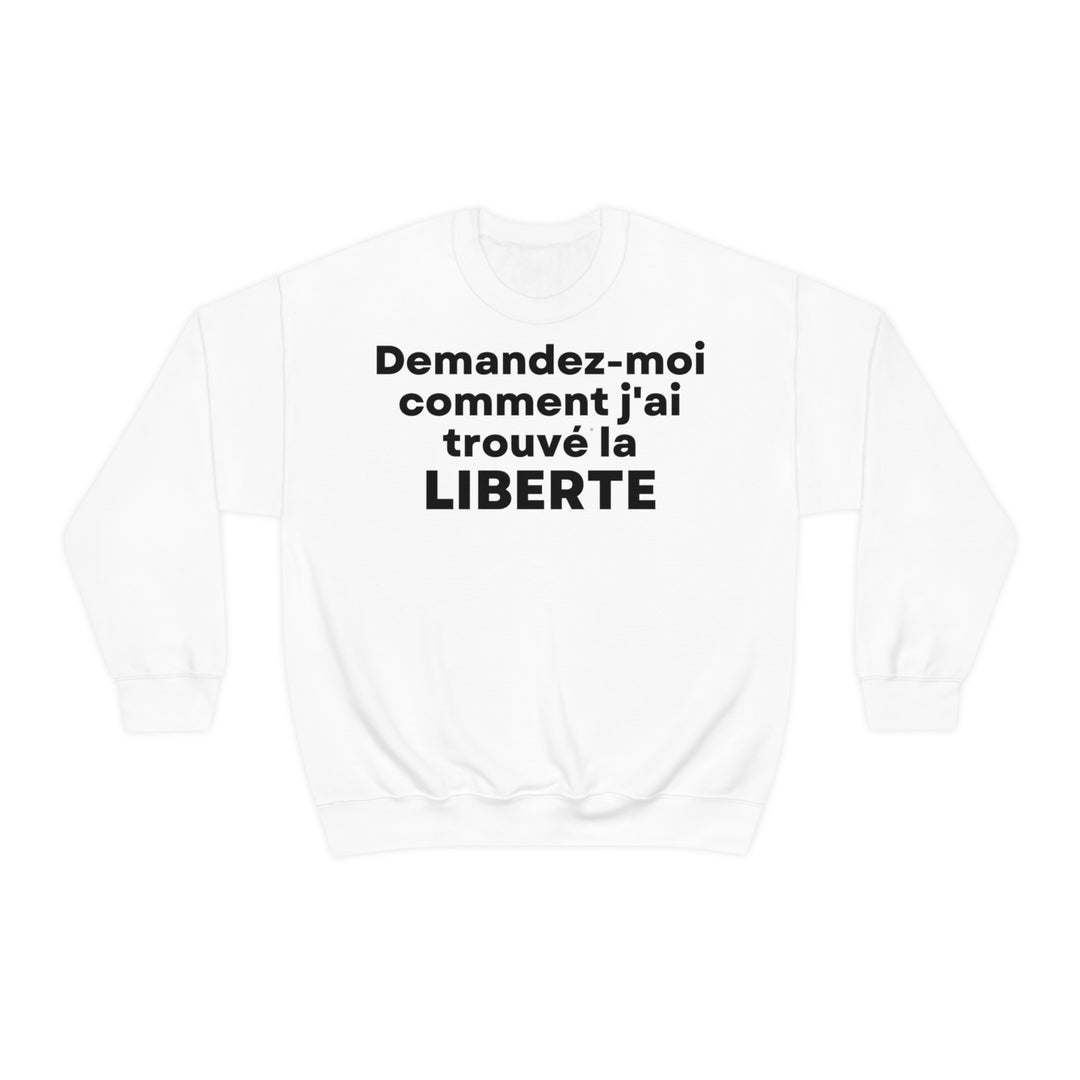 Liberte/Freedom, Unisex Heavy Blend™ Crewneck Sweatshirt (FR EU)