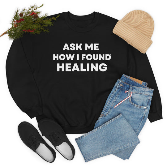 Healing, Unisex Heavy Blend™ Crewneck Sweatshirt (ENG UK)