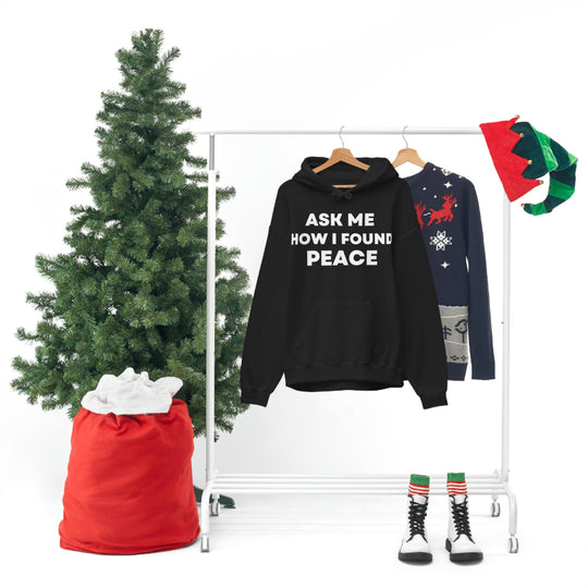 Peace, Unisex Heavy Blend™ Hooded Sweatshirt (ENG US)